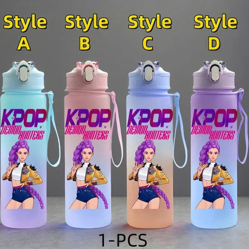 K-Pop: Demon Hunters Anime Character Water Cup Large Capacity Outdoor - Cart2u.ro