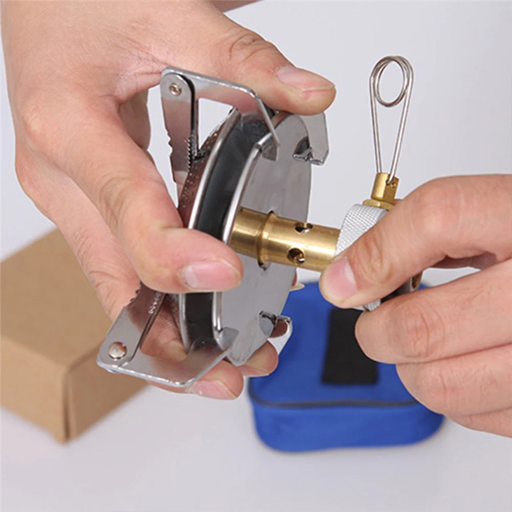 Portable Outdoor Camping Gas Stove with Adjustable Flame Small - Cart2u.ro