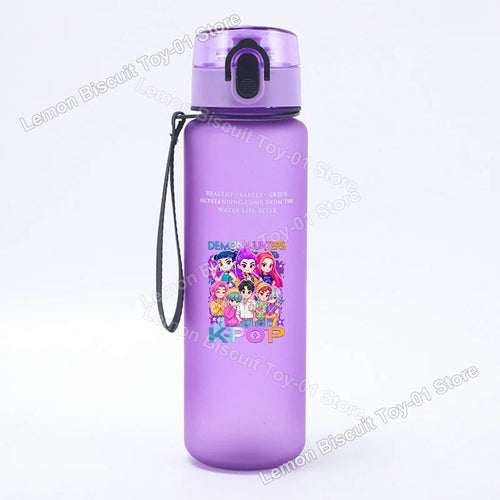 650ml KPop Demon Hunting Series Water Bottle Pop-up Lid Hot Movies - Cart2u.ro