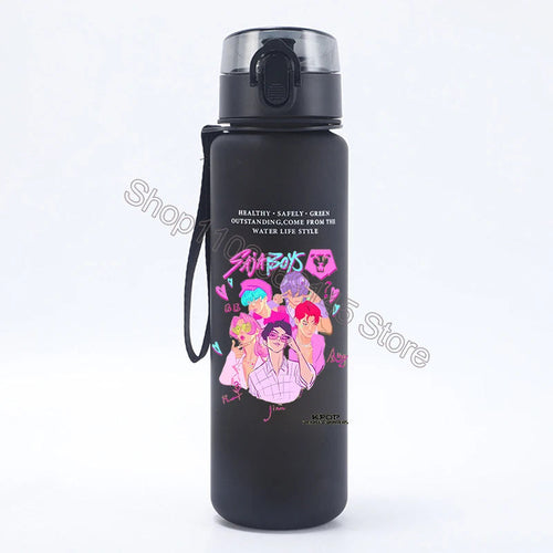 K Pop Demon Hunters Water Bottle Girls Summer Sports Large Capacity - Cart2u.ro