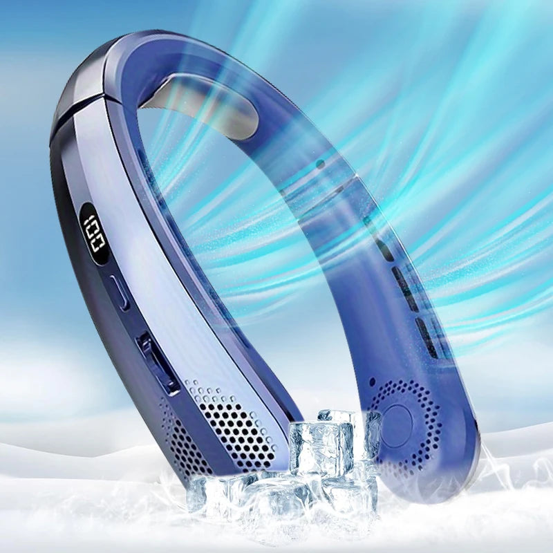 Xiaomi 8000mAh Electric Hanging Neck Fan Portable Bladeless Mini - Cart2u.ro
