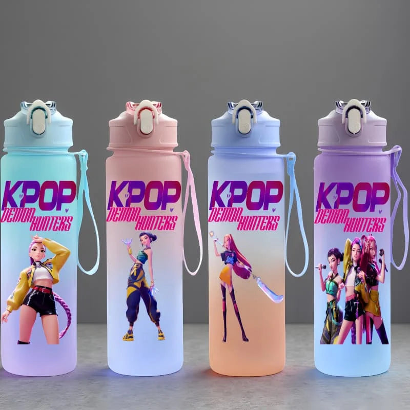 K-Pop: Demon Hunters Anime Character Water Cup Large Capacity Outdoor - Cart2u.ro