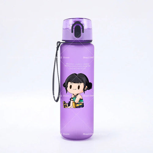 650ML KPop Demon Hunters Water Cup Trend Simple Frosted Sports Water - Cart2u.ro