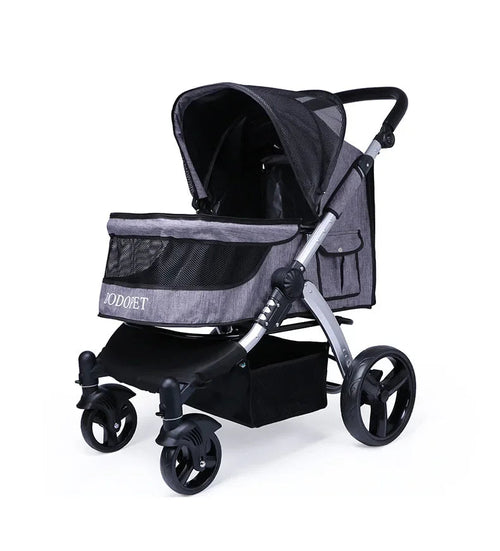 Foldable Large Size Luxury Pet Cart Large Dog Cart Multiple Cats for - Cart2u.ro