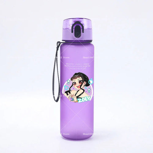 650ML KPop Demon Hunters Water Cup Trend Simple Frosted Sports Water - Cart2u.ro