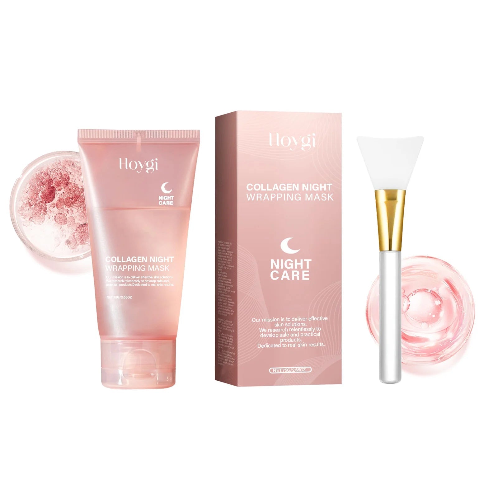 Collagen Peel-off Mask Deep Hydrating Fade Fine Lines Firming Shrink - Cart2u.ro