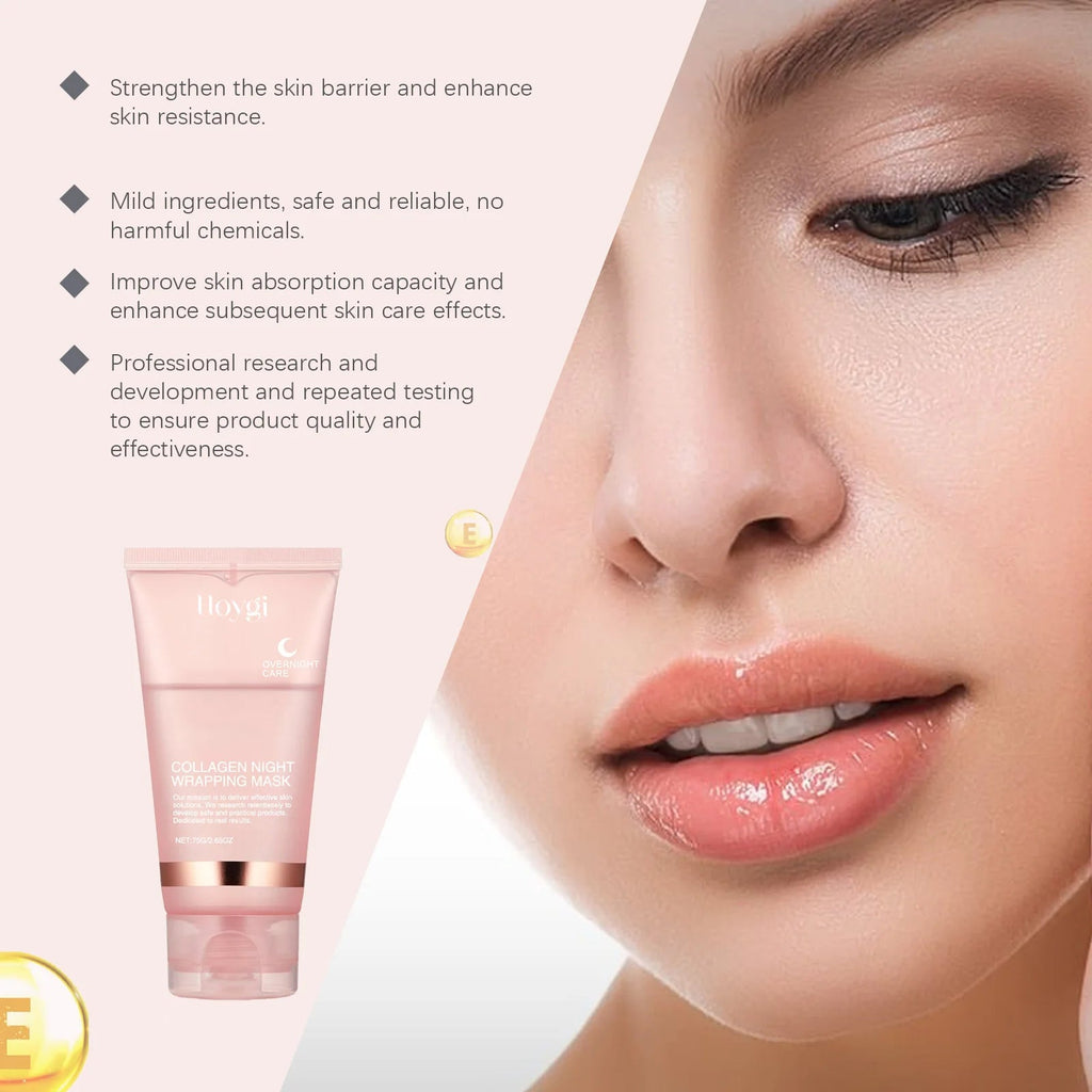 Collagen Peel-off Mask Deep Hydrating Fade Fine Lines Firming Shrink - Cart2u.ro
