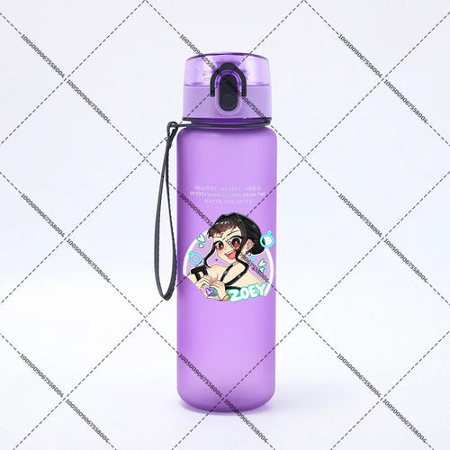 KPop Demon Hunters 650ml Water Bottles Anime Sanding Drinking Cup