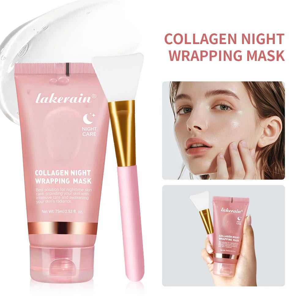 Collagen Jelly Cream Hydrolyzed Collagen Overnight Facial Mask - Cart2u.ro