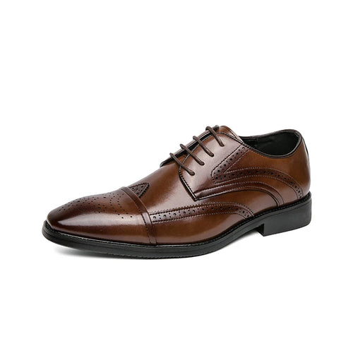 2022 High Quality Handmade Oxford Dress Shoes Men Genuine Cow Leather Pear Poppy