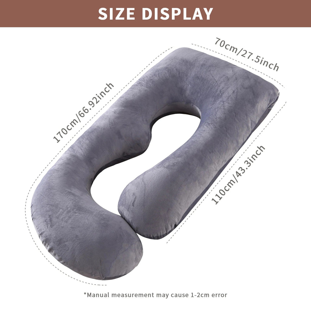 Pregnancy Pillows for Sleeping, G Shaped Full Body Maternity Pillow - Cart2u.ro