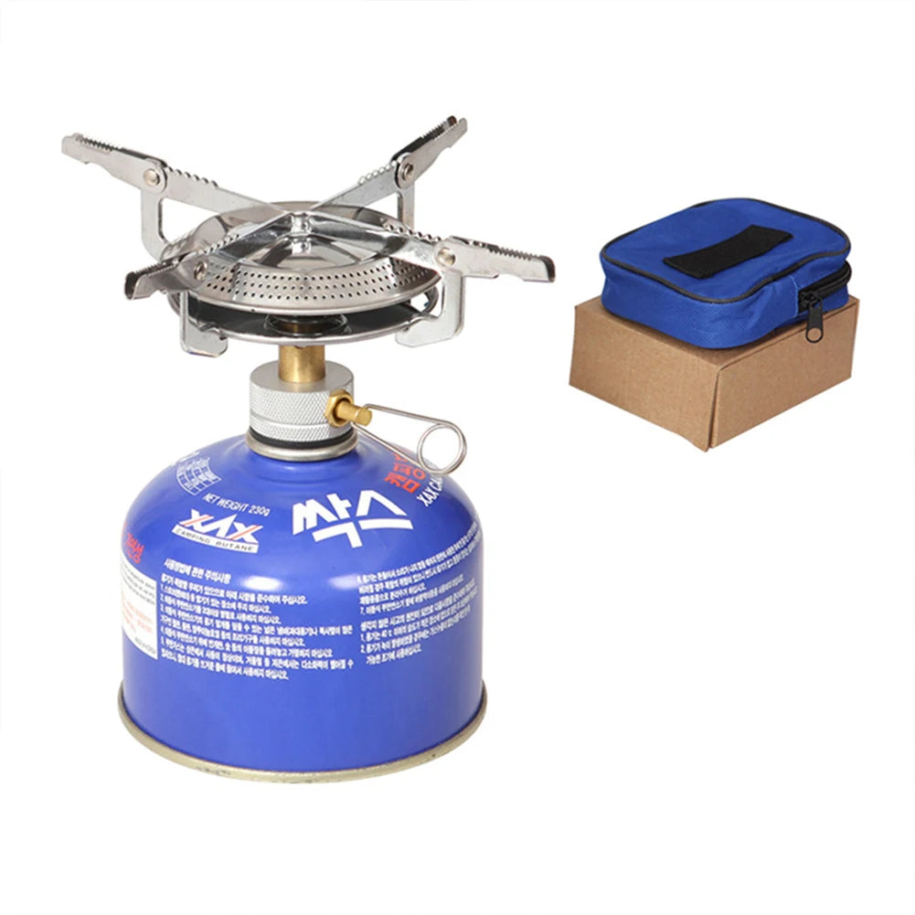 Portable Outdoor Camping Gas Stove with Adjustable Flame Small - Cart2u.ro