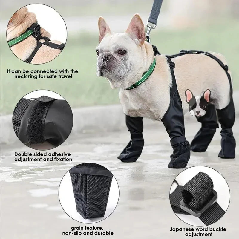 Waterproof Dog Shoes Adjustable Dog Boots Pet Breathbale Shoes for - Cart2u.ro