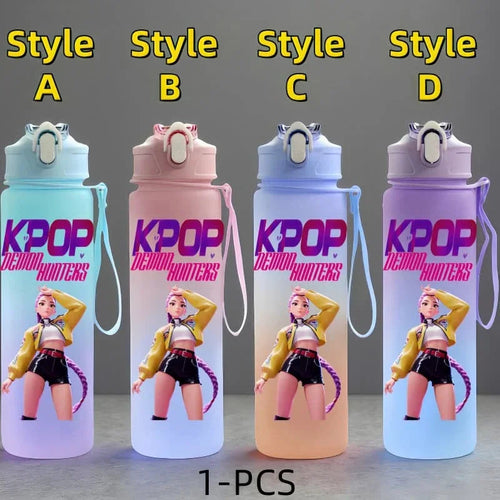 K-Pop: Demon Hunters Anime Character Water Cup Large Capacity Outdoor - Cart2u.ro