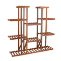 Wooden Plant Shelf Flower Pot Stand Indoor Outdoor Multi-Tier Plant - Cart2u.ro