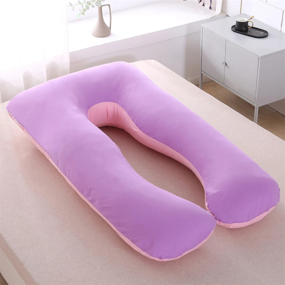 U-Shaped Pillow Cover Full Body Support U-Shaped Pillow Cotton - Cart2u.ro