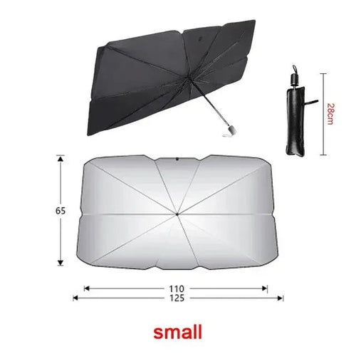 Car Sunshade Umbrella Windshield Folding Front Parasol Umbrella Type - Cart2u.ro