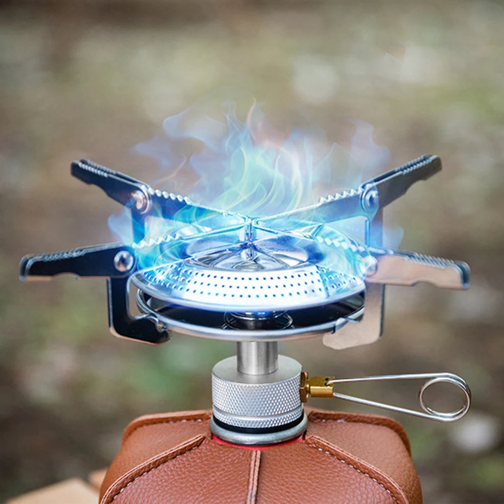Portable Outdoor Camping Gas Stove with Adjustable Flame Small - Cart2u.ro