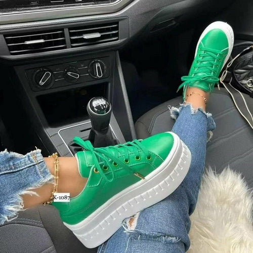Casual Platform Women's Shoes Flat Womens Sneakers - Cart2u.ro