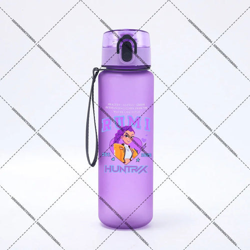 KPop Demon Hunters 650ml Water Bottles Anime Sanding Drinking Cup