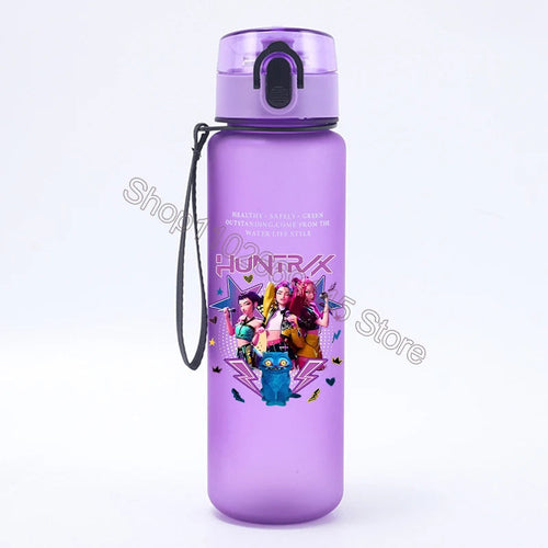 K Pop Demon Hunters Water Bottle Girls Summer Sports Large Capacity - Cart2u.ro