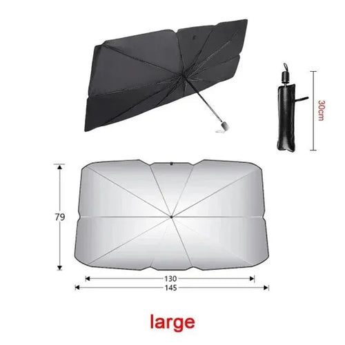 Car Sunshade Umbrella Windshield Folding Front Parasol Umbrella Type - Cart2u.ro
