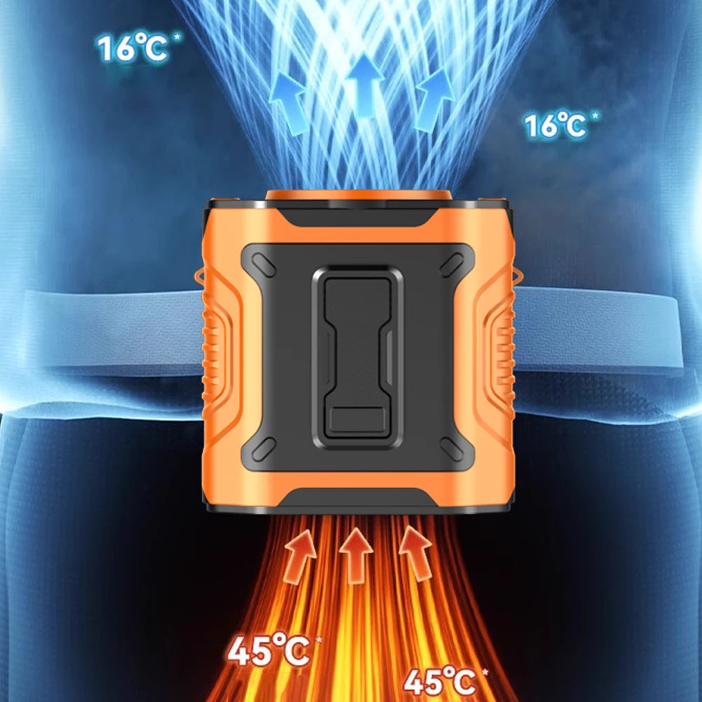 4000mAh Waist Clip Fan Rechargeable Personal Wearable Belt Clip Fan - Cart2u.ro