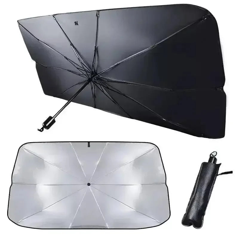 Car Sunshade Umbrella Windshield Folding Front Parasol Umbrella Type - Cart2u.ro