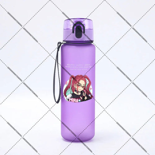 KPop Demon Hunters 650ml Water Bottles Anime Sanding Drinking Cup