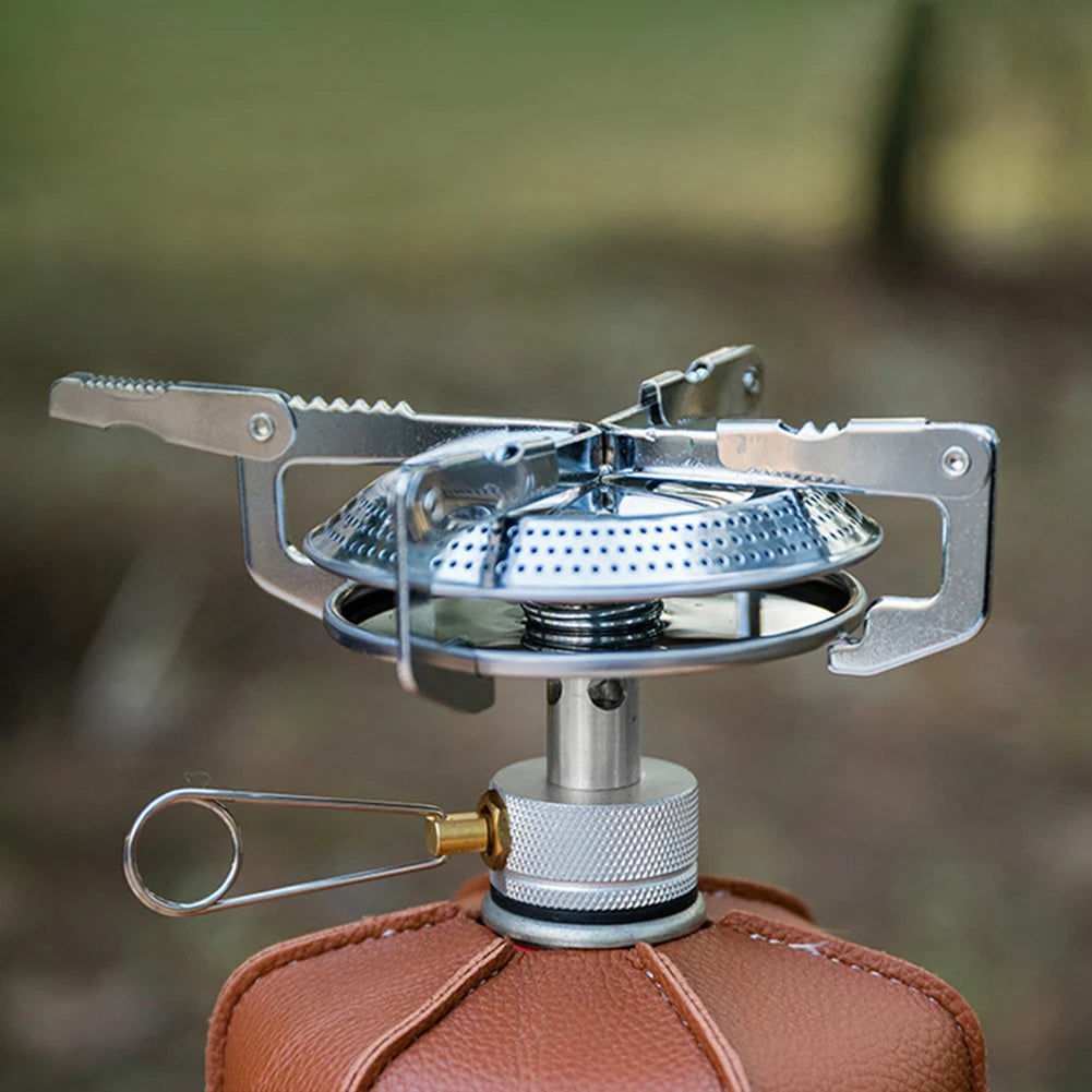 Portable Outdoor Camping Gas Stove with Adjustable Flame Small - Cart2u.ro