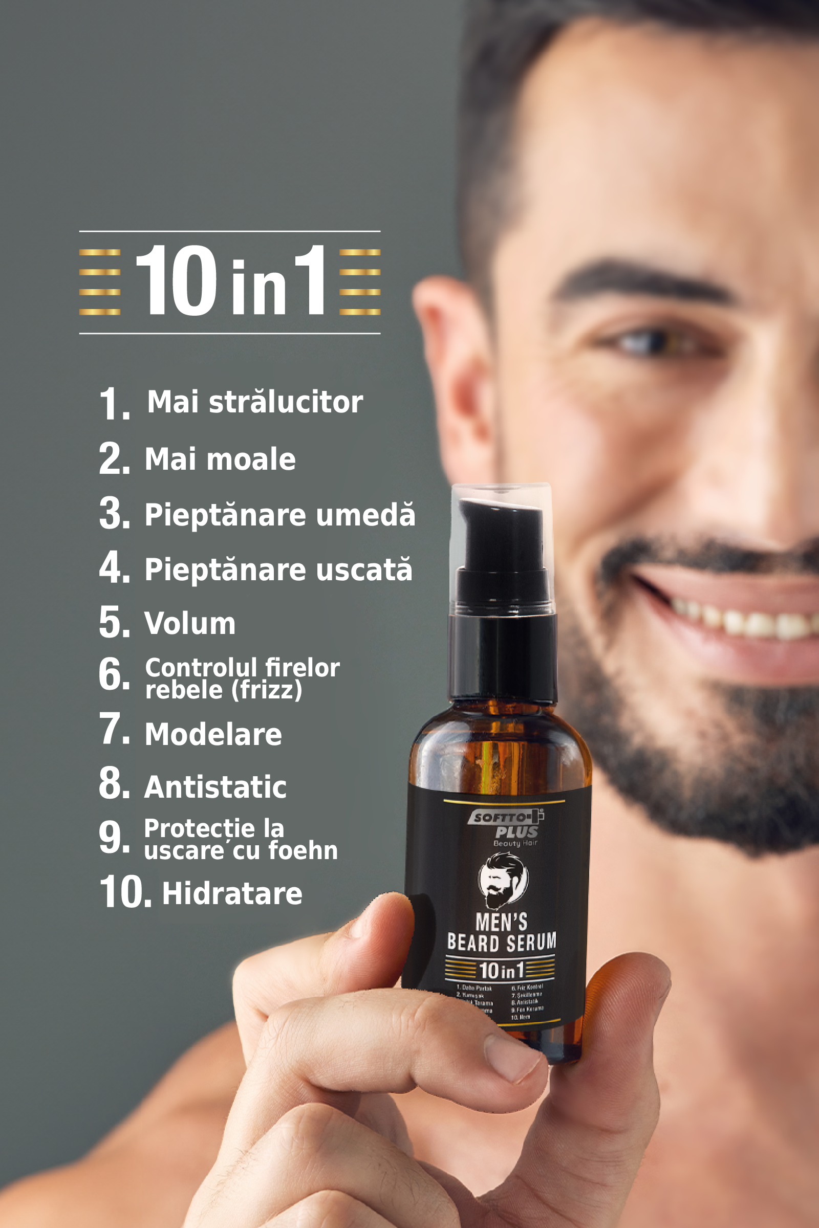 Ser pentru Barbă pentru Bărbați – 50 ml CRABLAND