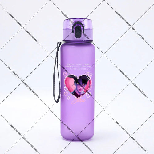 KPop Demon Hunters 650ml Water Bottles Anime Sanding Drinking Cup