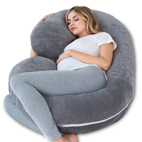 Pregnancy Pillows for Sleeping, G Shaped Full Body Maternity Pillow - Cart2u.ro