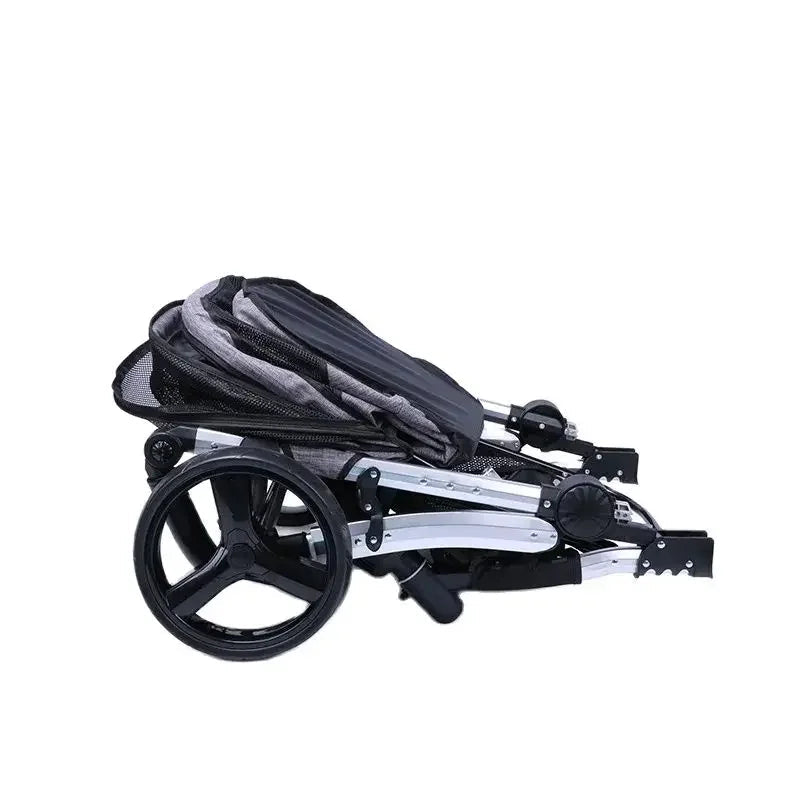 Foldable Large Size Luxury Pet Cart Large Dog Cart Multiple Cats for - Cart2u.ro
