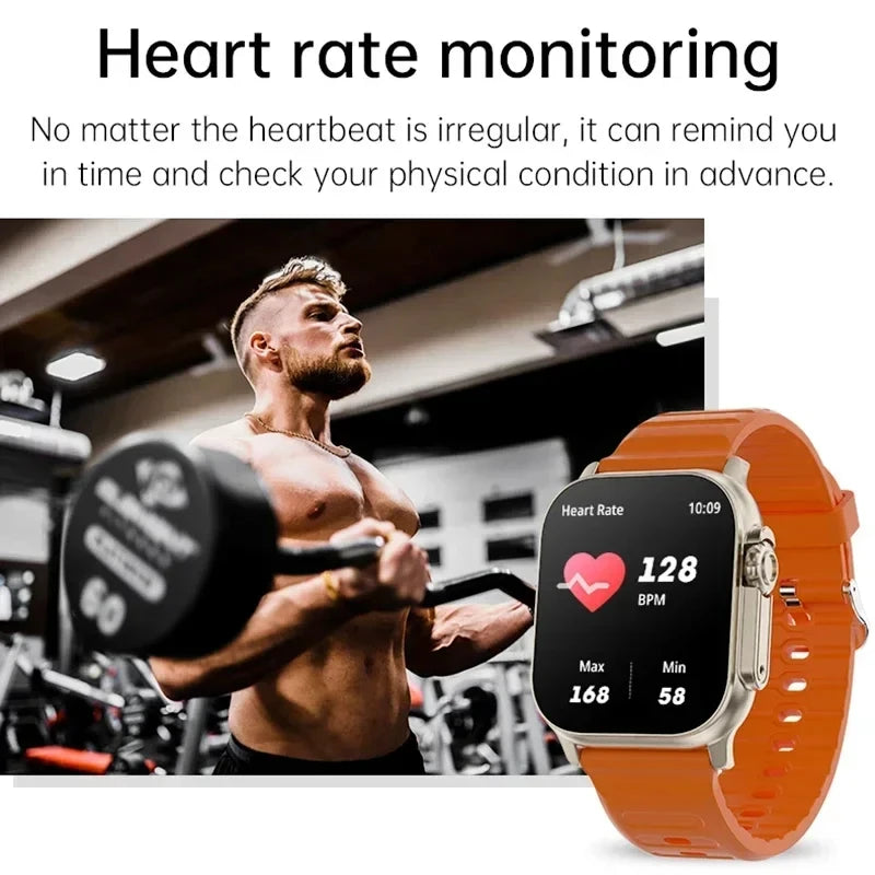 LAXASFIT T900Ultra Smartwatch Bluetooth Talk Smartwatch Message Alert - Cart2u.ro