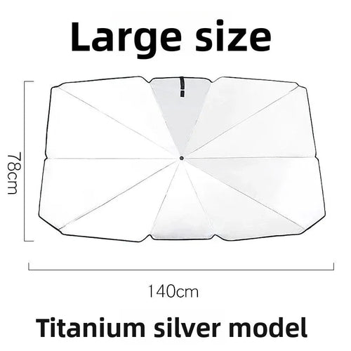 Car Sunshade Umbrella Windshield Folding Front Parasol Umbrella Type - Cart2u.ro