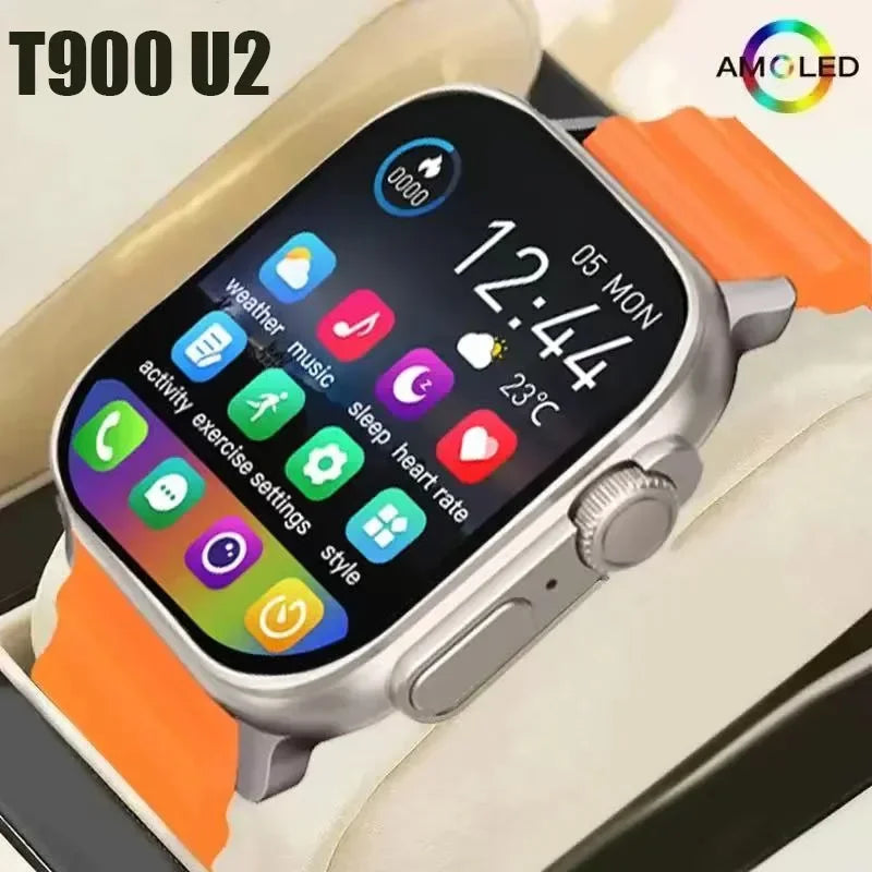 Smartwatch T900 U2 for Men and Women, Bluetooth Call, Wireless - Cart2u.ro