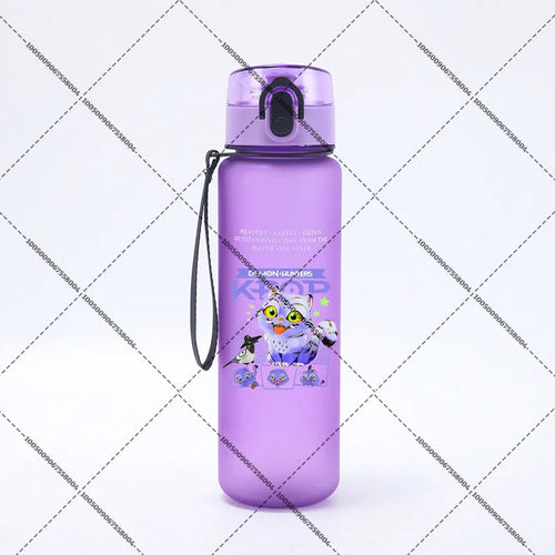KPop Demon Hunters 650ml Water Bottles Anime Sanding Drinking Cup