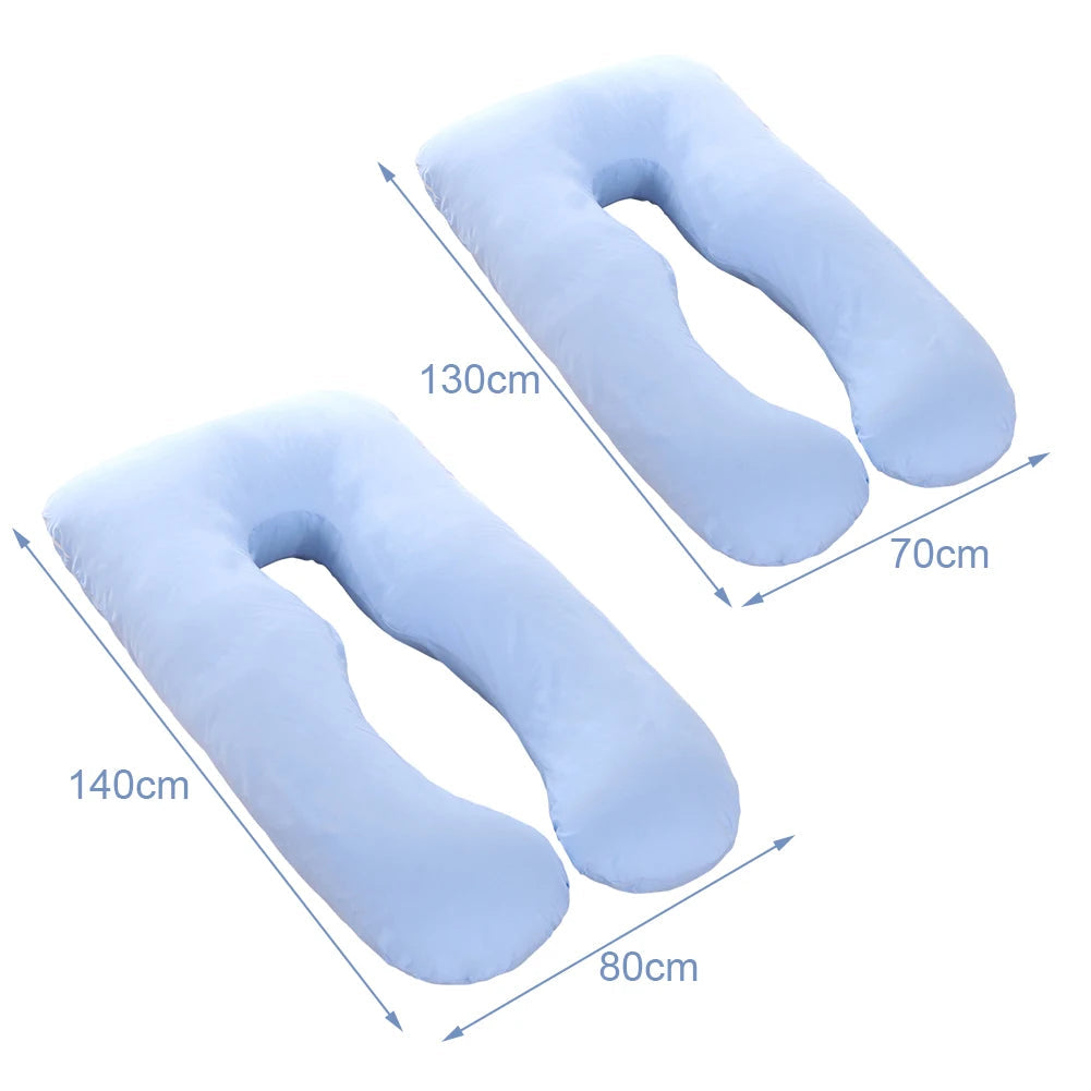 U-Shaped Pillow Cover Full Body Support U-Shaped Pillow Cotton - Cart2u.ro