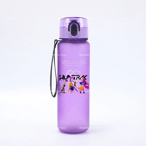 650ML KPop Demon Hunters Water Cup Trend Simple Frosted Sports Water - Cart2u.ro