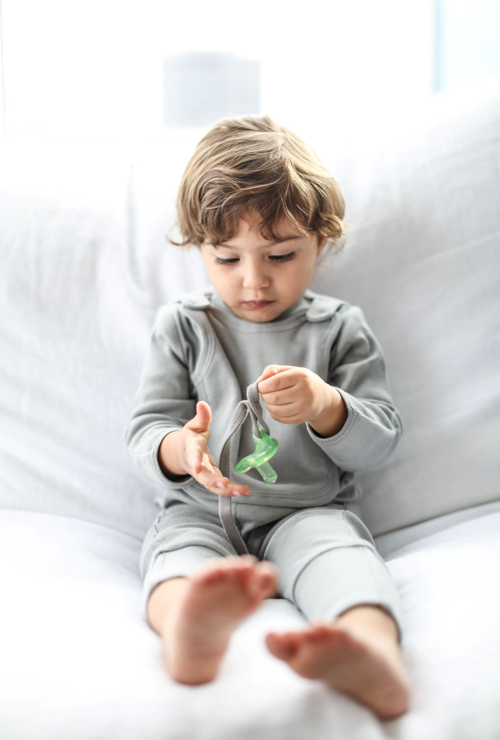 Smart Footed One-Piece + Bib - Gray - Cart2u.ro