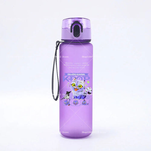 650ML KPop Demon Hunters Water Cup Trend Simple Frosted Sports Water - Cart2u.ro