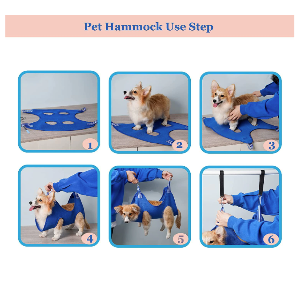 Cat Grooming Restraint Bag with Hammock - Cart2u.ro