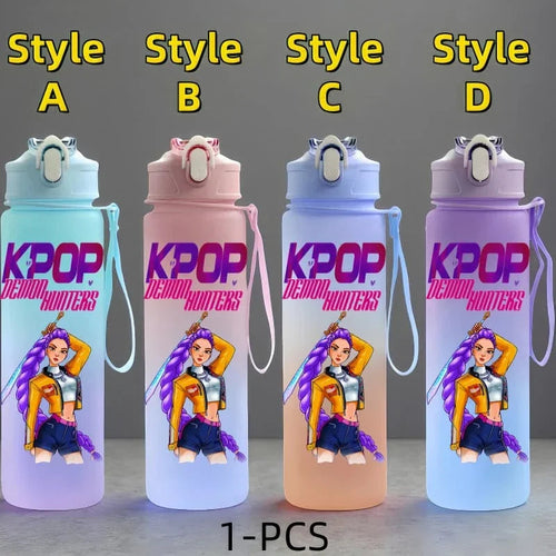 K-Pop: Demon Hunters Anime Character Water Cup Large Capacity Outdoor - Cart2u.ro