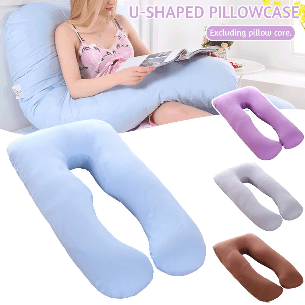 U-Shaped Pillow Cover Full Body Support U-Shaped Pillow Cotton - Cart2u.ro