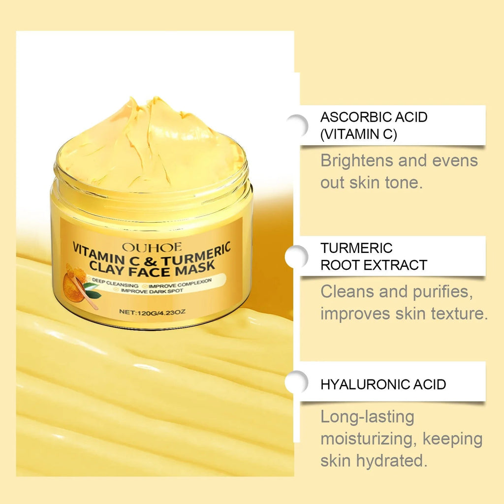 Vitamin C Exfoliating facial mask Turmeric Exfoliating facial mask - Cart2u.ro
