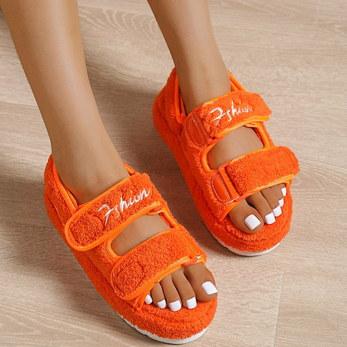 Casual Thick Bottom Women Sandals Blue/Orange/Black/Green - Cart2u.ro