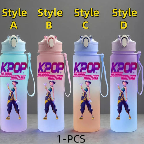 K-Pop: Demon Hunters Anime Character Water Cup Large Capacity Outdoor - Cart2u.ro