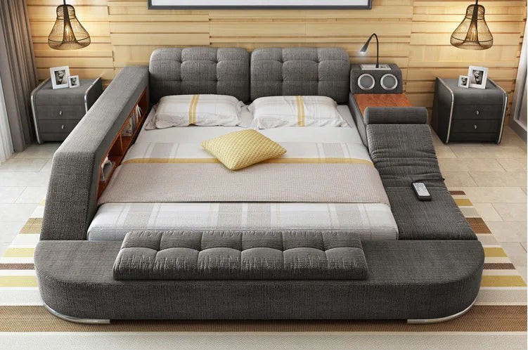 MANBAS Tech Smart Bed Frame Multifunctional Massage Bed Ultimate Bed - Cart2u.ro