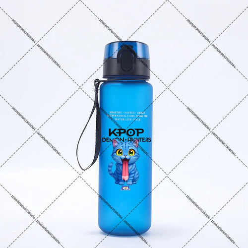 KPop Demon Hunters 650ml Water Bottles Anime Sanding Drinking Cup